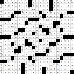 In a sluggish way crossword