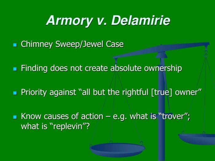 Armory v delamirie case brief