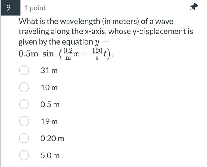 Oscillator creates periodic waves doubles wavelength wave speed if