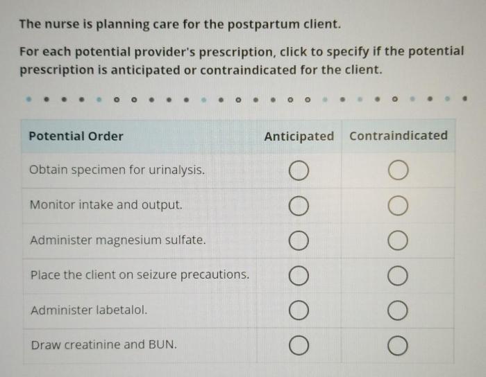 A nurse should identify that clopidogrel is contraindicated