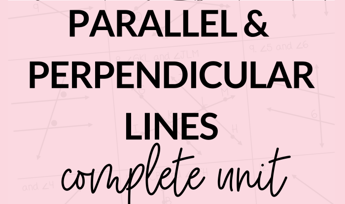 Unit 3 parallel and perpendicular lines homework 7