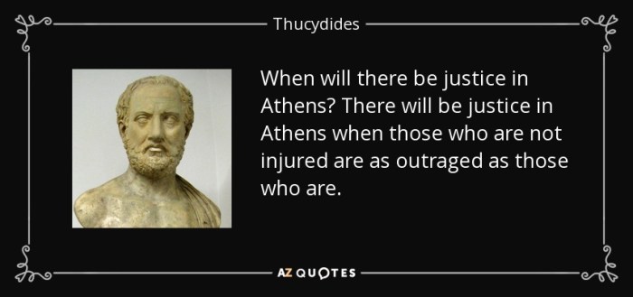 Thucydides on justice power and human nature